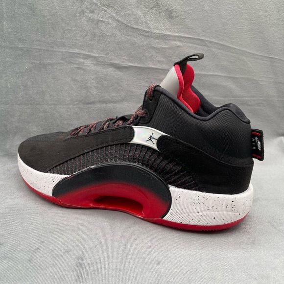 Nike Jordan 35 Bred Sneakers Men’s US 12.5 Black Red CQ4227-030 - Picture 4 of 11